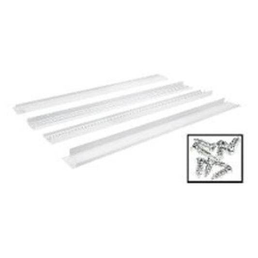 1'x4' LED Panel Flange Mount Kit